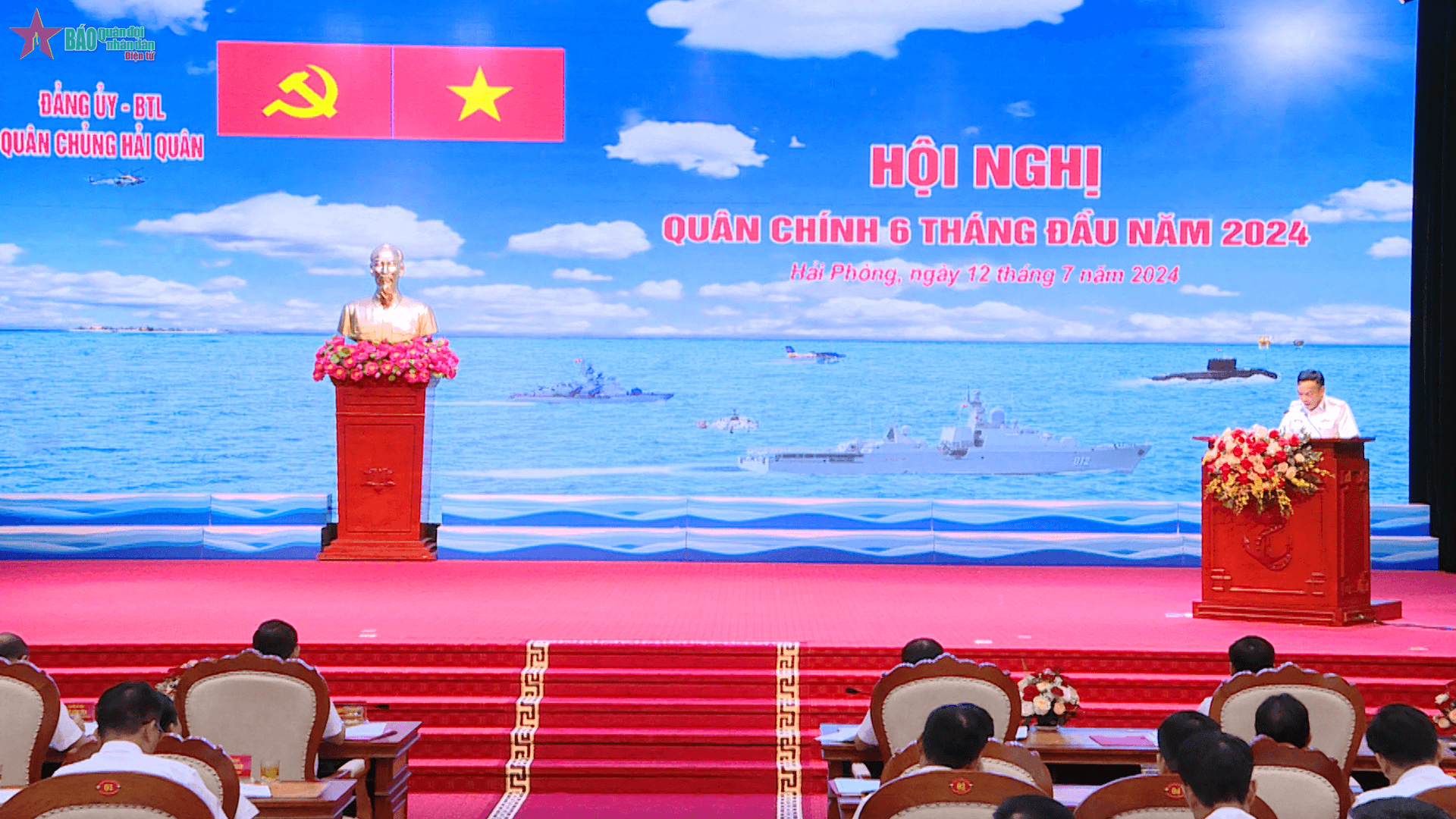 Đảng ủy, Bộ tư lệnh Quân chủng Hải quân tổ chức Hội nghị quân chính 6 tháng đầu năm 2024