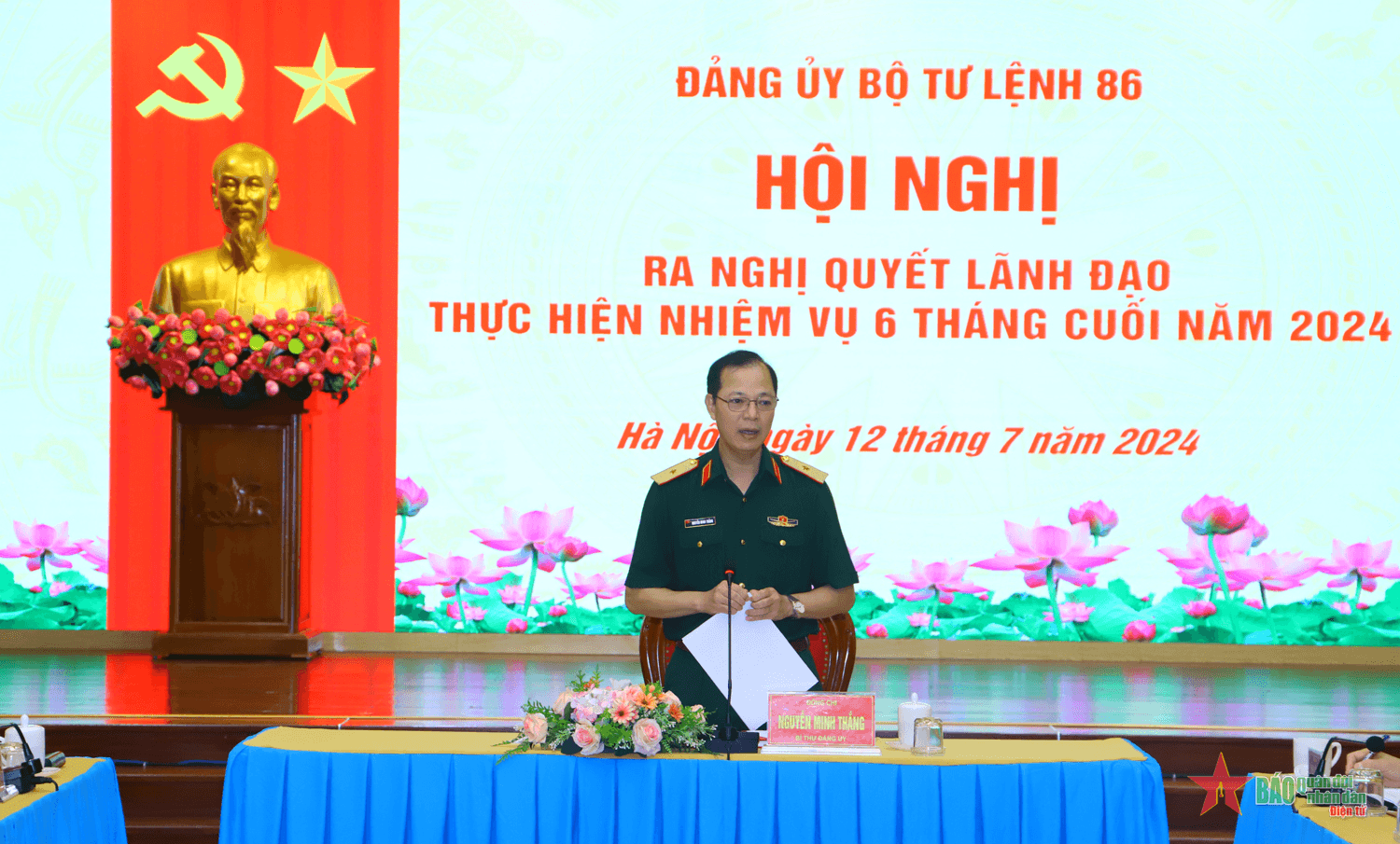 Đảng ủy Bộ tư lệnh 86: Nâng cao hiệu quả hoạt động tác chiến mạng chuyên sâu