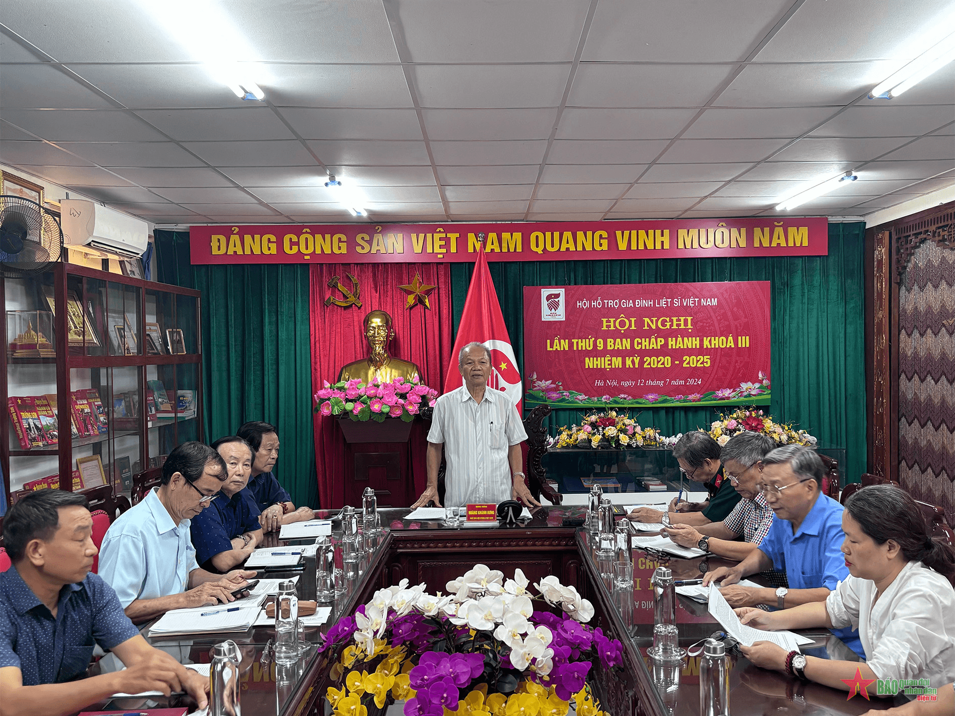 Hội Hỗ trợ Gia đình Liệt sĩ Việt Nam họp Hội nghị lần thứ 9