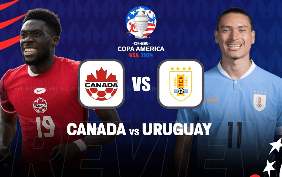 Link xem trực tiếp bóng đá Canada và Uruguay, tranh hạng 3 Copa America 2024