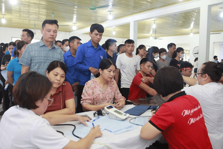 Ngày hội hiến máu tình nguyện “Giọt hồng biên cương” tại Hà Giang