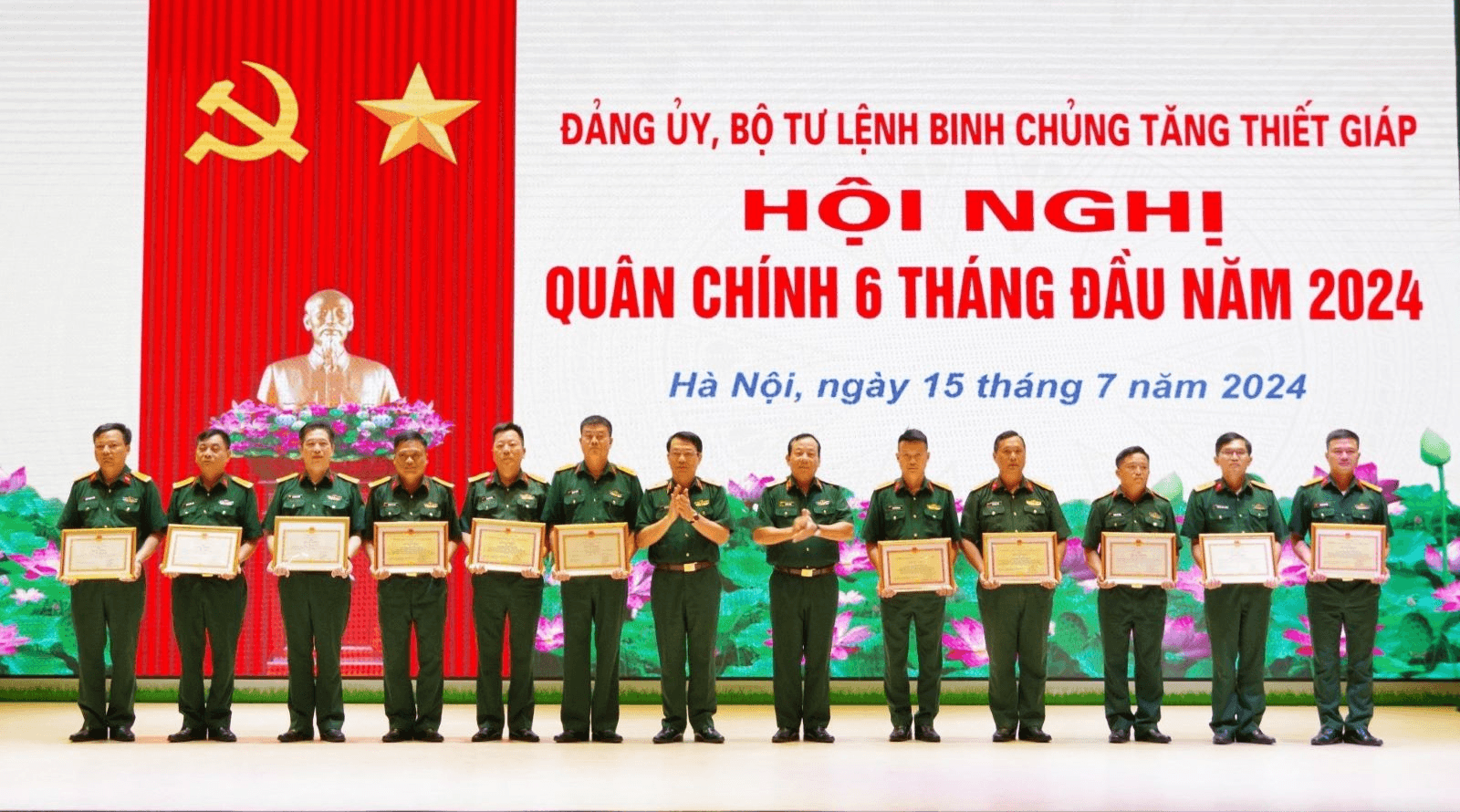 Binh chủng Tăng thiết giáp tổ chức Hội nghị quân chính 6 tháng đầu năm 2024