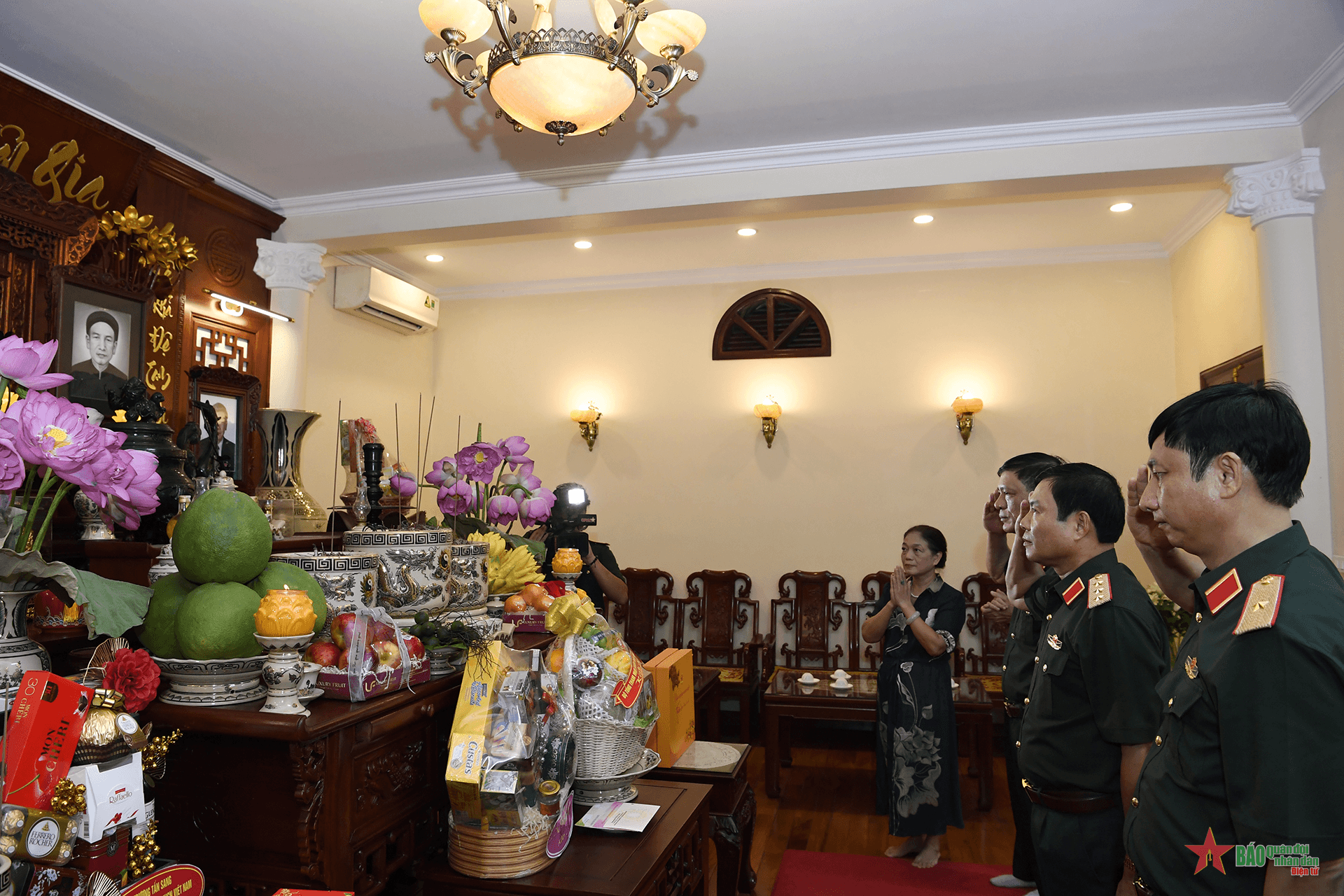 Thượng tướng Nguyễn Tân Cương tri ân các đồng chí nguyên lãnh đạo Đảng, Nhà nước, Quân đội