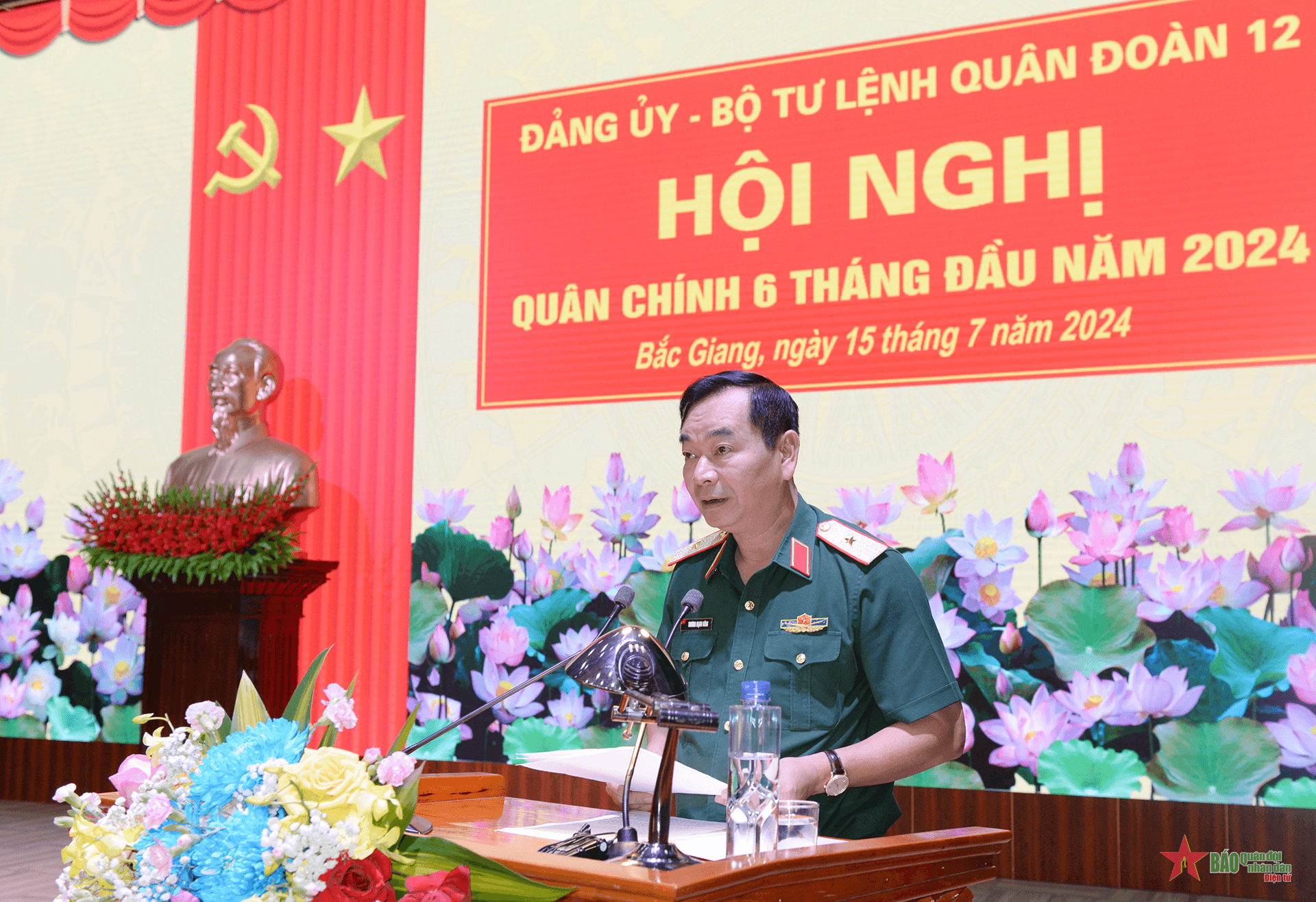 Quân đoàn 12 hoàn thành toàn diện nhiệm vụ 6 tháng đầu năm 2024