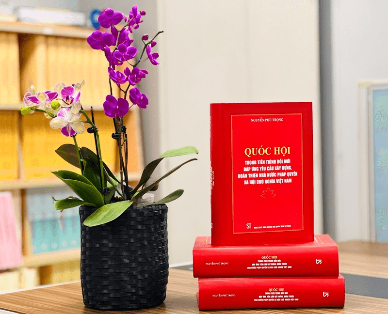 Cuốn sách "Quốc hội trong tiến trình đổi mới đáp ứng yêu cầu xây dựng, hoàn thiện Nhà nước pháp quyền xã hội chủ nghĩa Việt Nam" của Tổng Bí thư Nguyễn Phú Trọng tiếp tục định hướng cho Quốc hội không ngừng đổi mới và phát triển