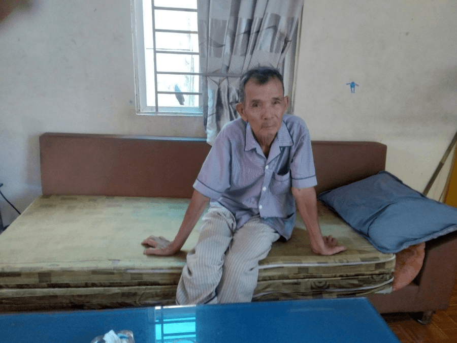 Gia cảnh khó khăn của gia đình cựu quân nhân