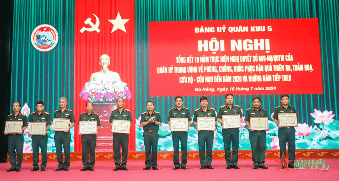 Quân khu 5:  Chủ động phòng, chống, khắc phục hậu quả thiên tai, tìm kiếm cứu nạn
