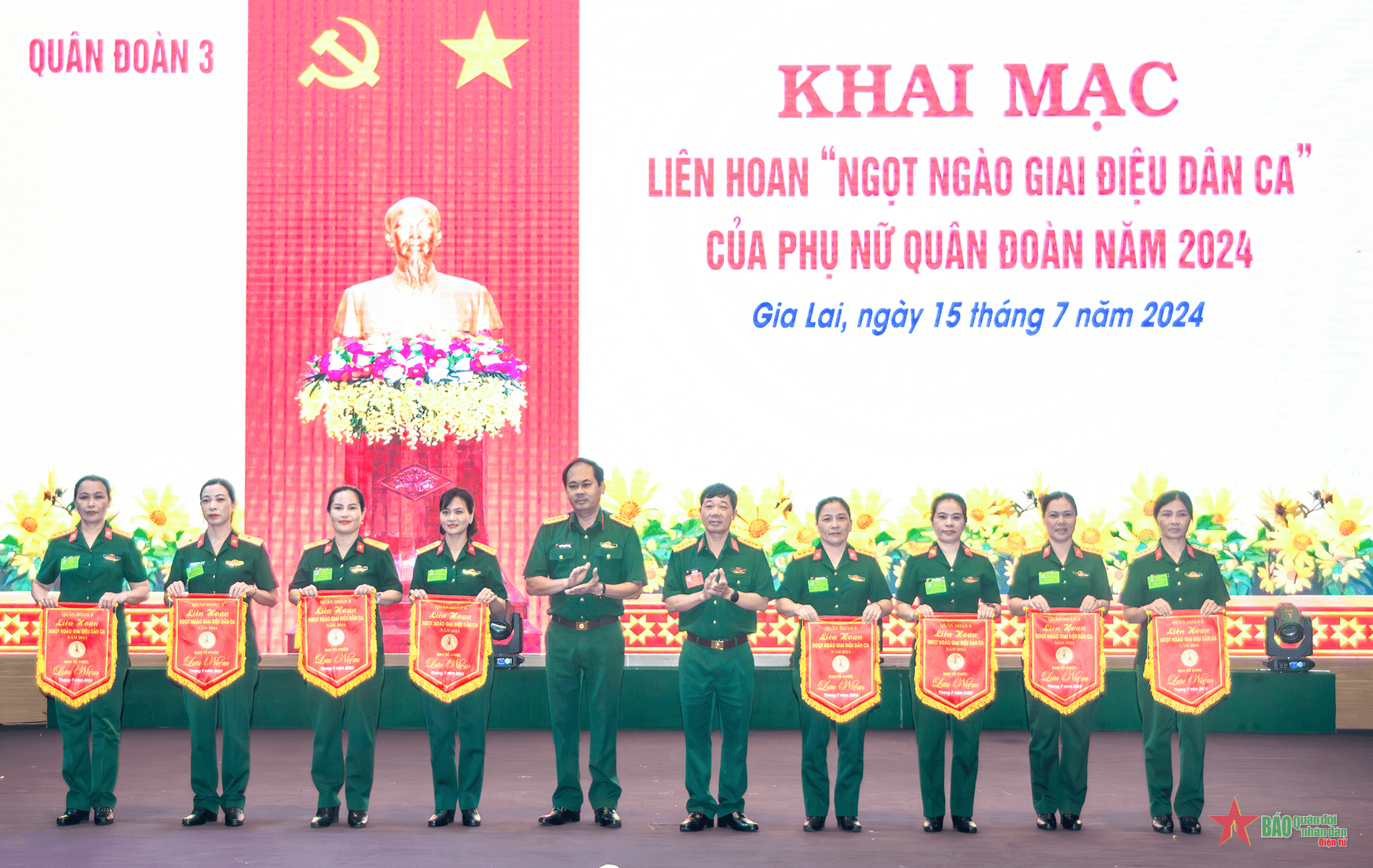 Quân đoàn 3: Liên hoan “Ngọt ngào giai điệu dân ca”