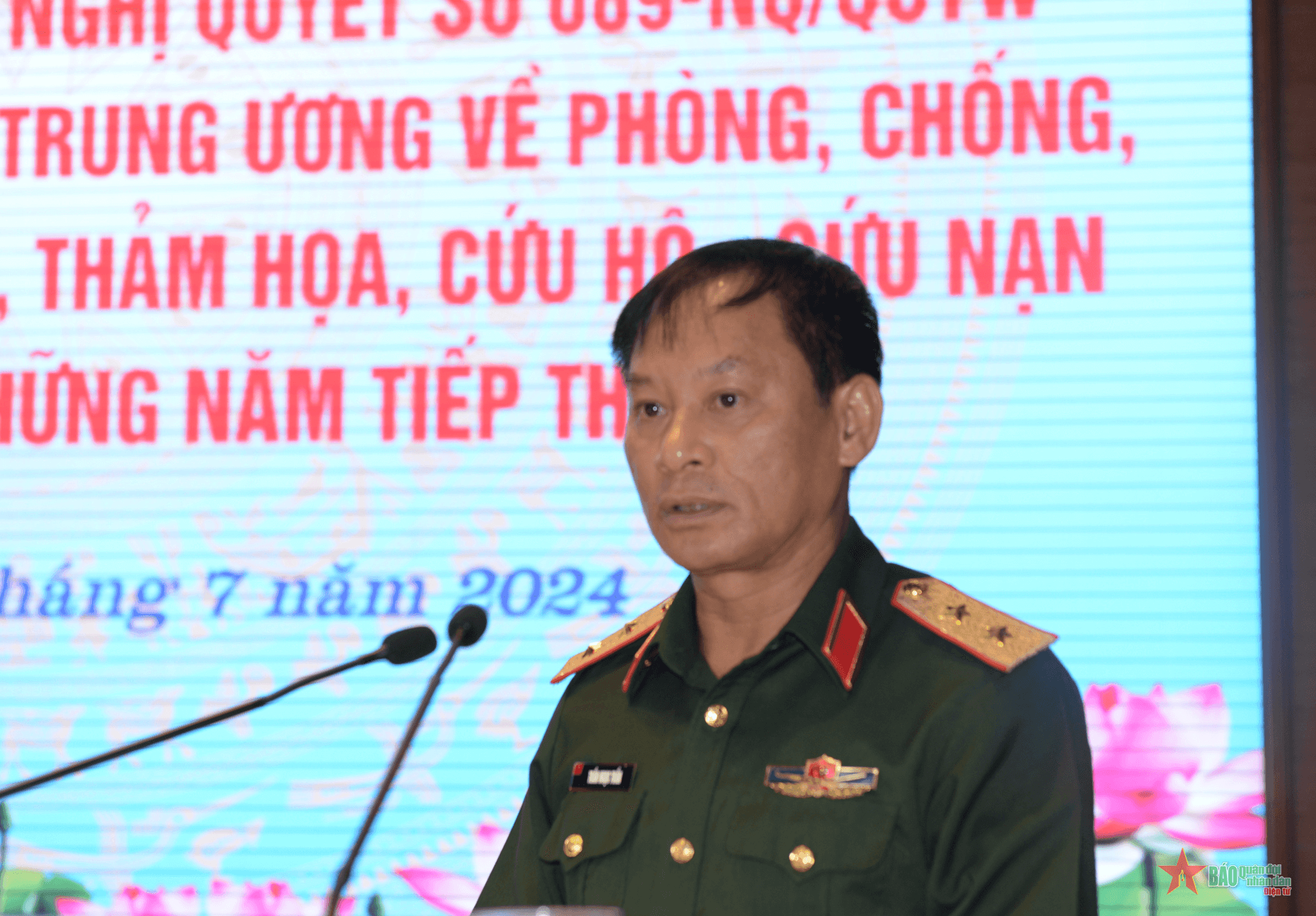 Bộ tư lệnh Thủ đô Hà Nội: Tổng kết 10 năm thực hiện Nghị quyết của Quân ủy Trung ương về phòng, chống khắc phục hậu quả thiên tai