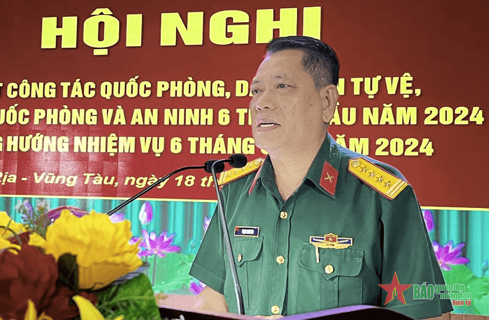 Bộ CHQS tỉnh Bà Rịa - Vũng Tàu sơ kết công tác quốc phòng, dân quân tự vệ