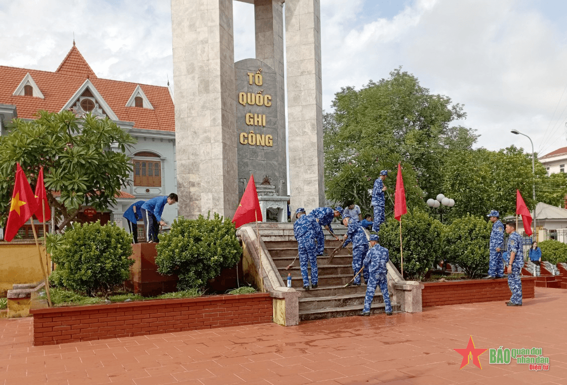 Tuổi trẻ Hải đoàn 11 Cảnh sát biển tổ chức nhiều hoạt động tình nguyện ý nghĩa