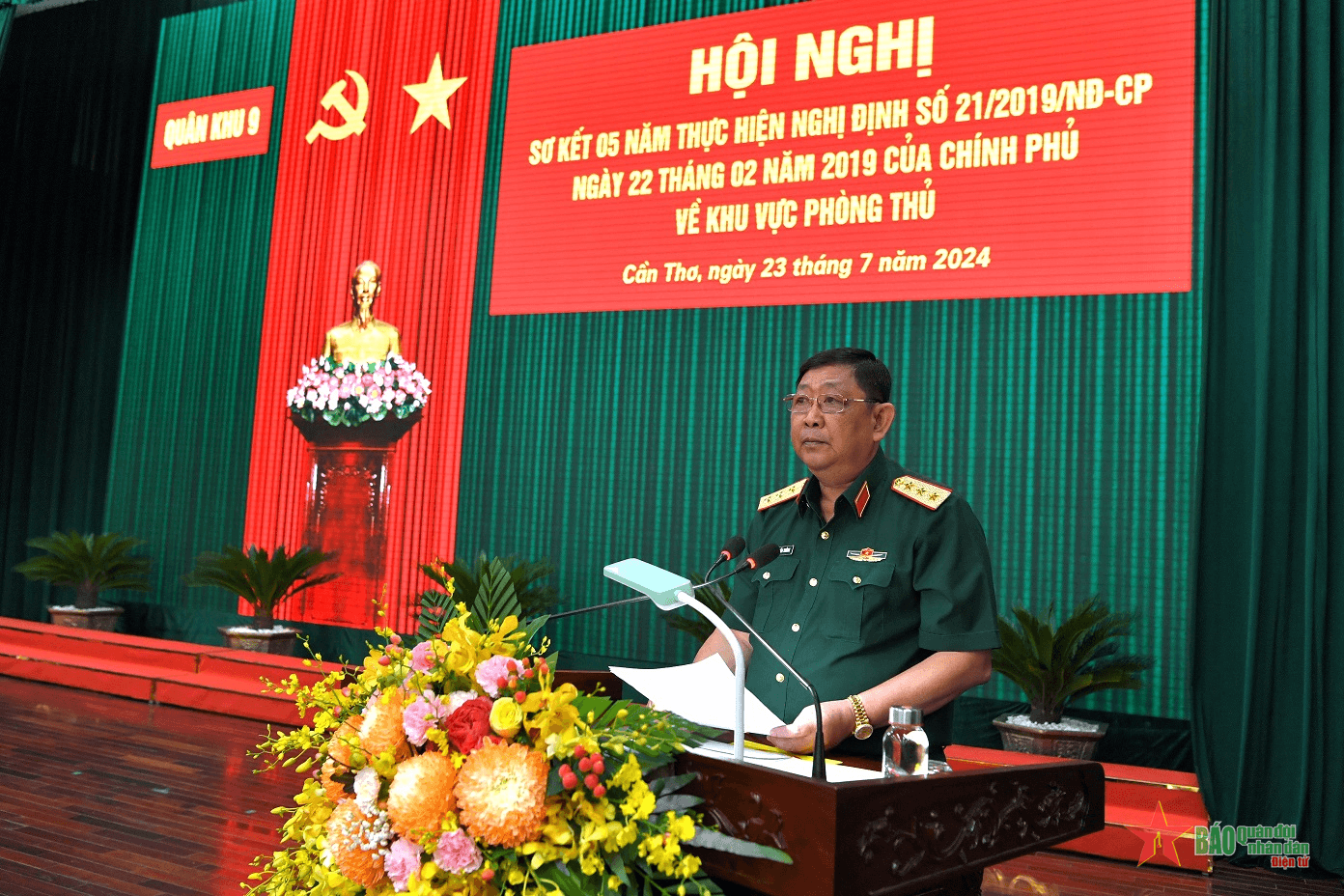 Quân khu 9 thực hiện tốt nhiệm vụ xây dựng, hoạt động khu vực phòng thủ