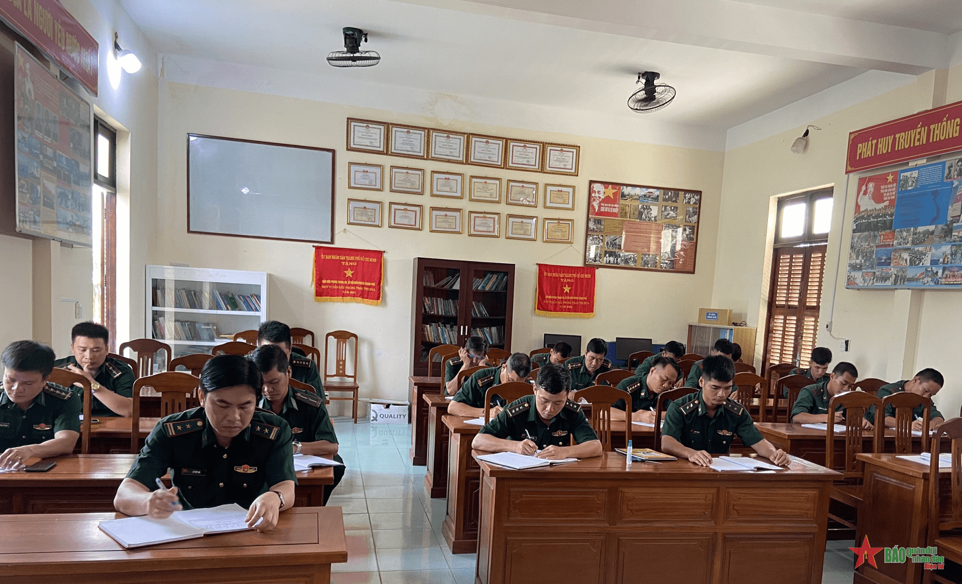 ​Đồn Biên phòng Thạnh An tri ân Tổng Bí thư Nguyễn Phú Trọng