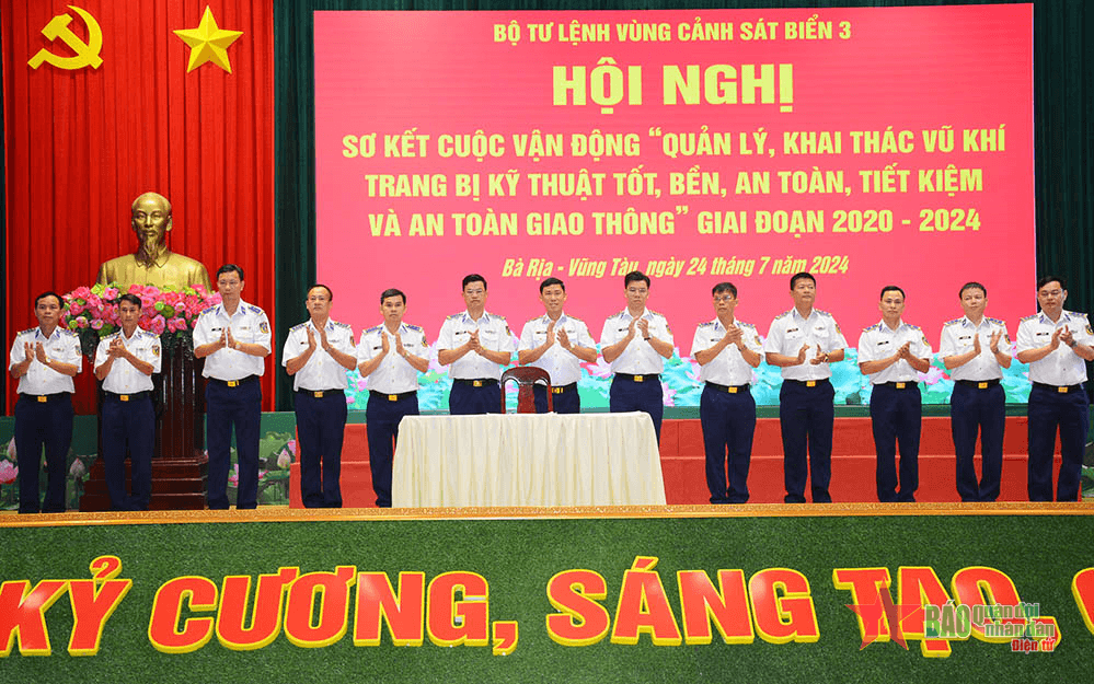 Bộ tư lệnh Vùng Cảnh sát biển 3 quản lý, khai thác hiệu quả vũ khí, trang bị kỹ thuật
