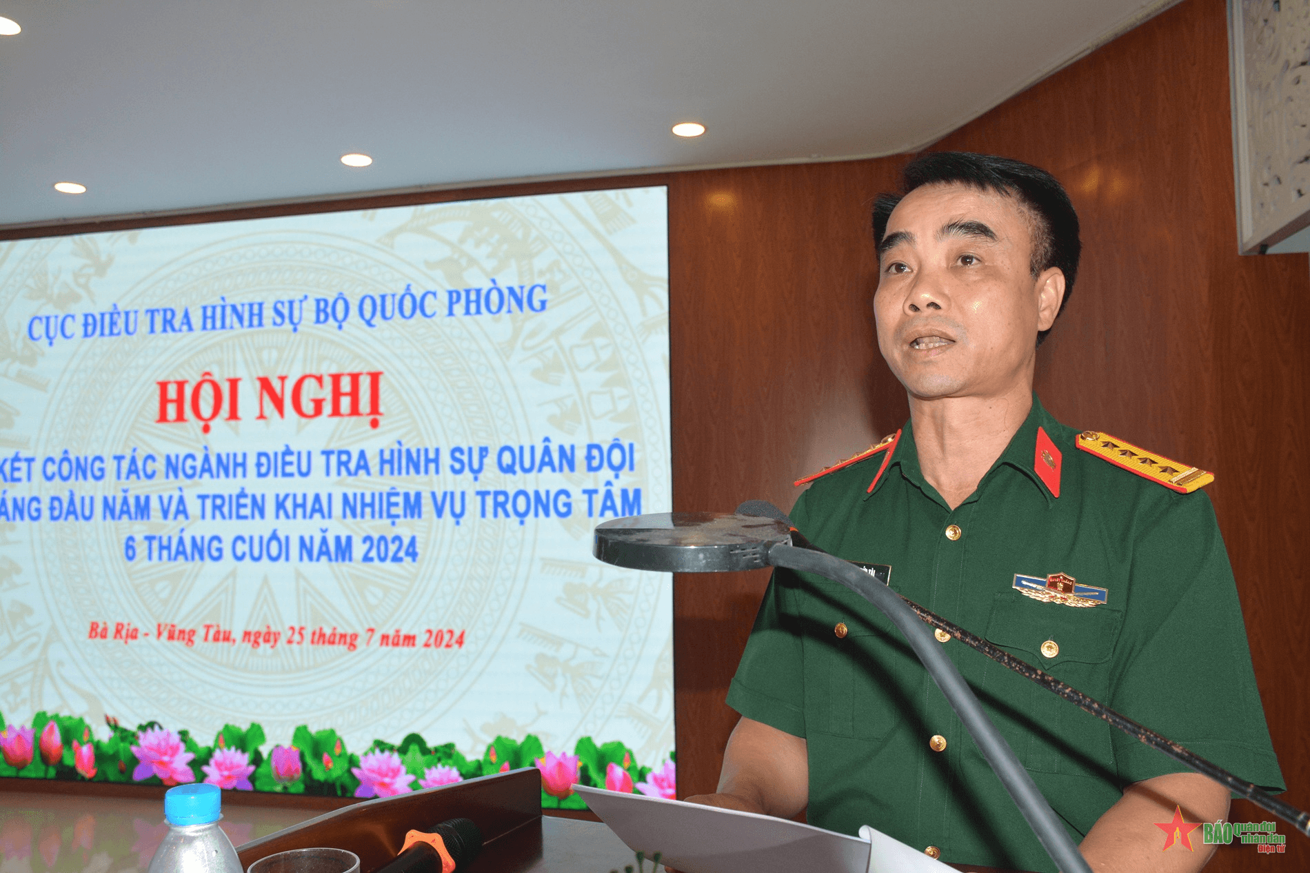 Ngành Điều tra hình sự Quân đội quyết tâm không sót lọt tội phạm