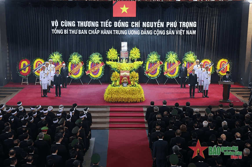 Lời cảm ơn của Ban Lễ tang Nhà nước và gia đình Tổng Bí thư Nguyễn Phú Trọng