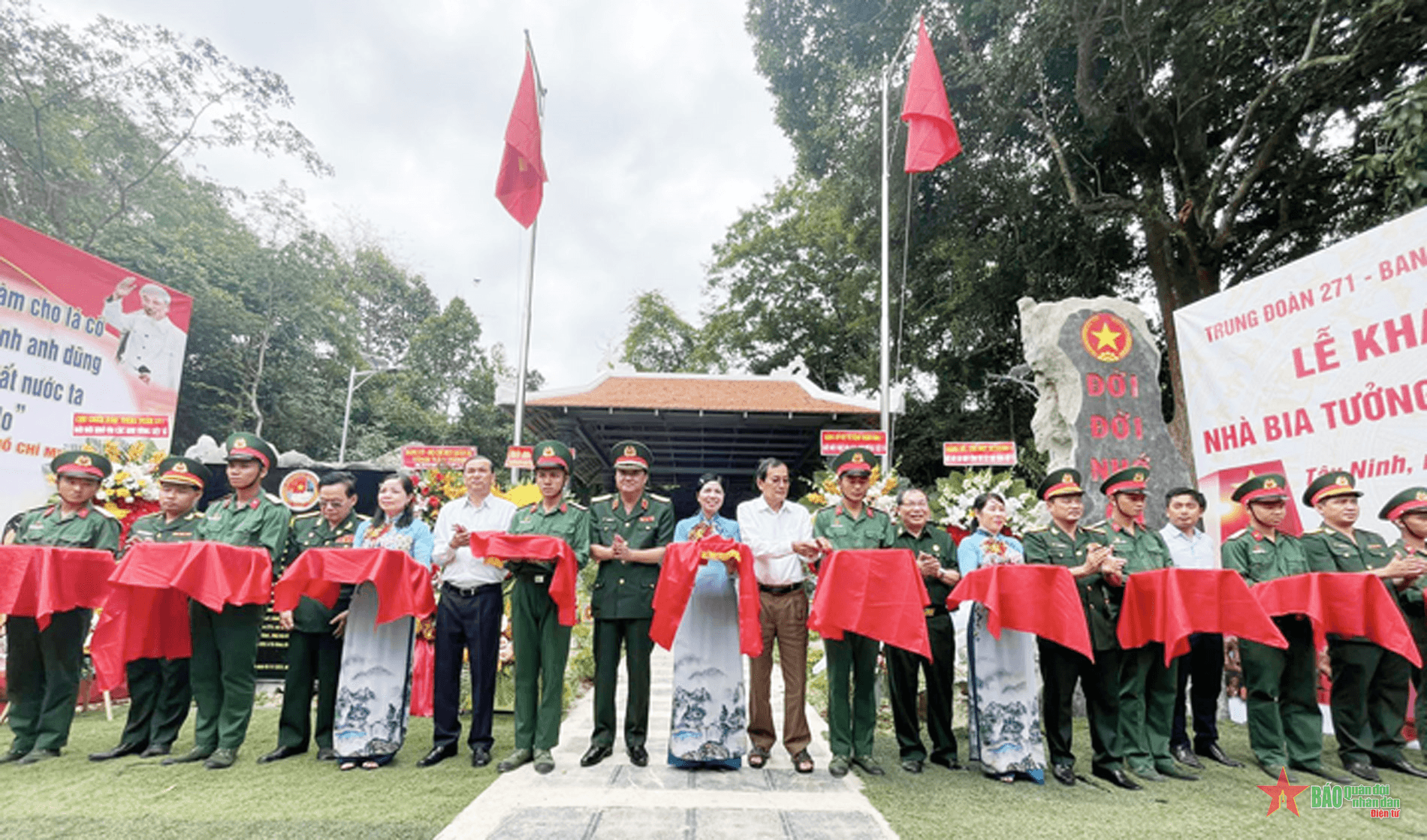 Khánh thành Nhà bia tưởng niệm liệt sĩ Tà Săng