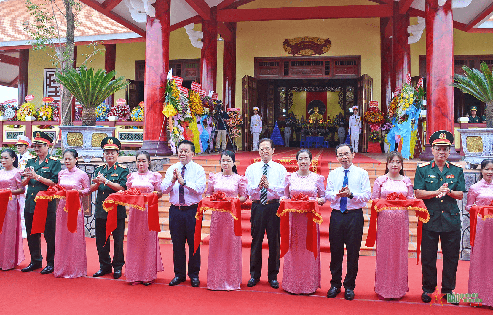 Đồng chí Nguyễn Trọng Nghĩa dự Lễ khánh thành Đền thờ Anh hùng liệt sĩ Rừng Sác-Cần Giờ