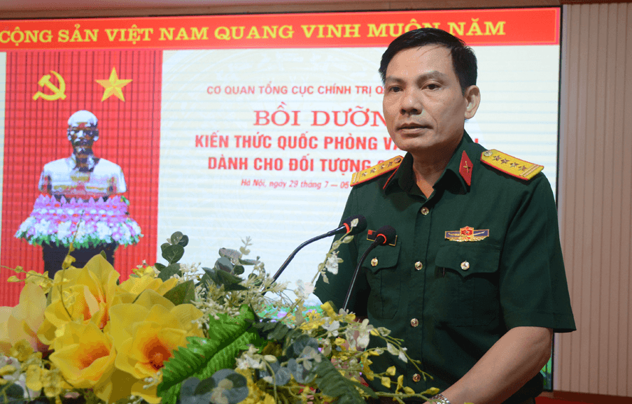Cơ quan Tổng cục Chính trị khai mạc Lớp bồi dưỡng kiến thức quốc phòng, an ninh cho đối tượng 2