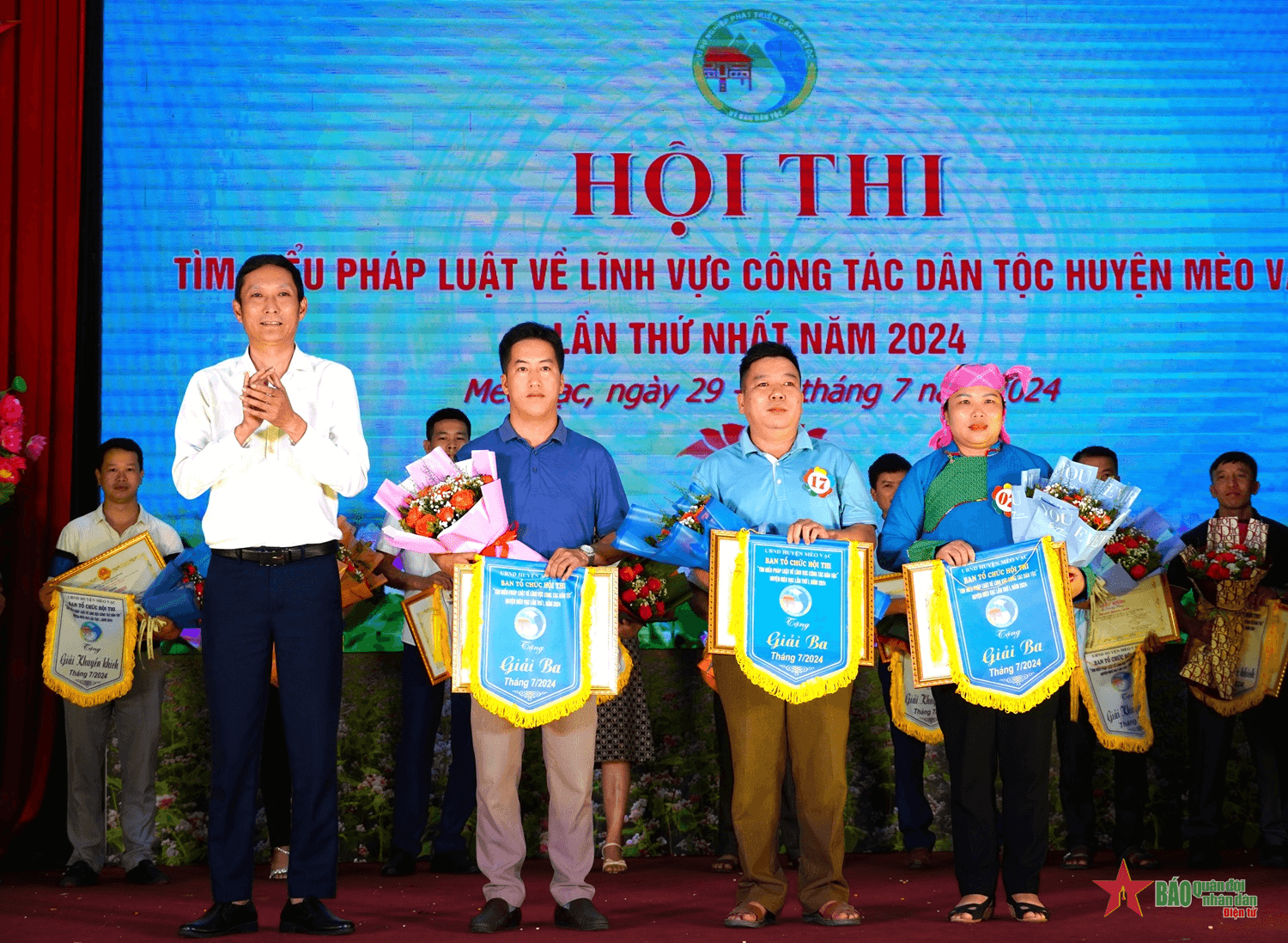 Huyện Mèo Vạc (Hà Giang): Sôi nổi Hội thi tìm hiểu pháp luật về lĩnh vực công tác dân tộc