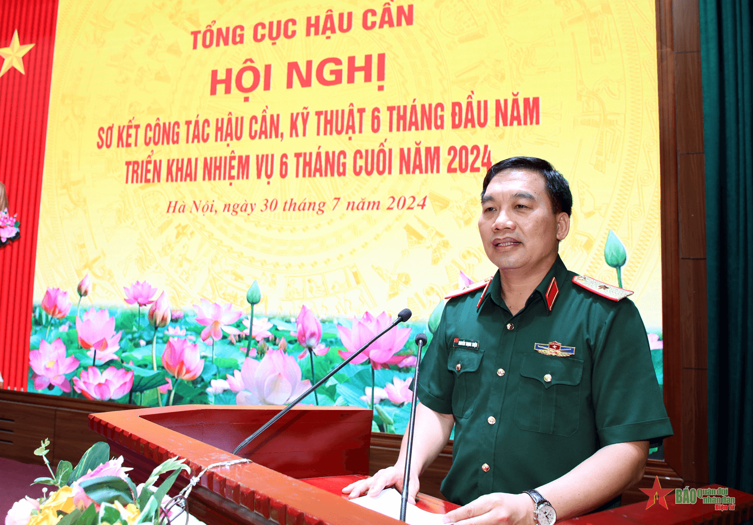 Thiếu tướng Nguyễn Trọng Thiện: Nỗ lực hoàn thành tốt nhiệm vụ công tác hậu cần, kỹ thuật năm 2024
