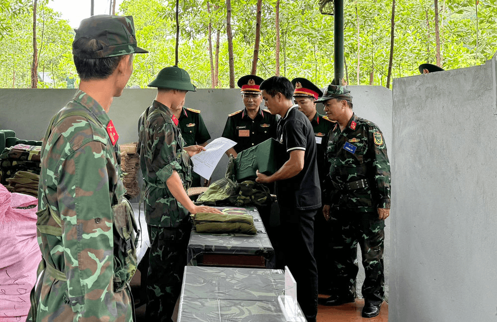 Trung đoàn 121 diễn tập chỉ huy - cơ quan 1 bên, 1 cấp về động viên