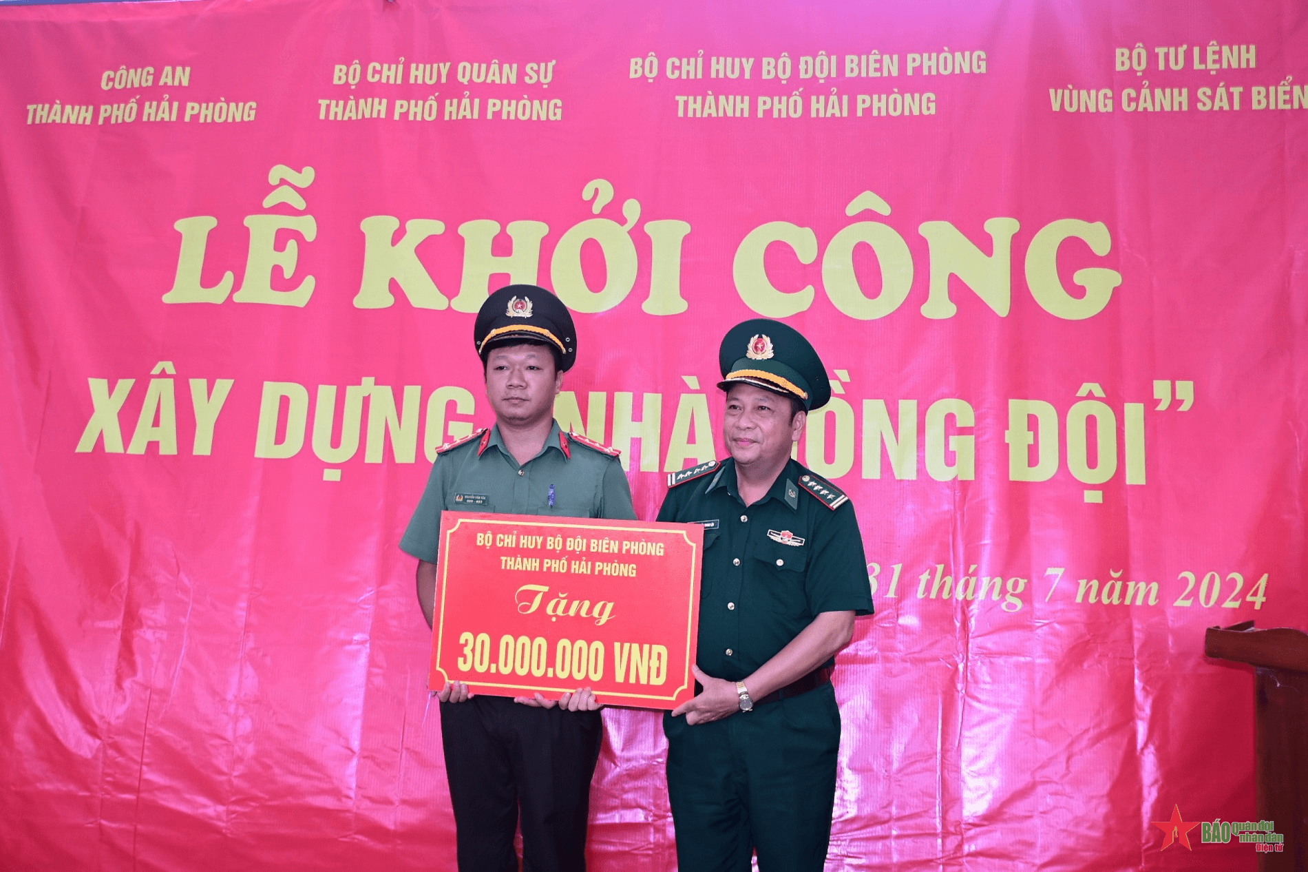 Khởi công xây dựng “Nhà đồng đội” tại xã Quyết Tiến, huyện Tiên Lãng