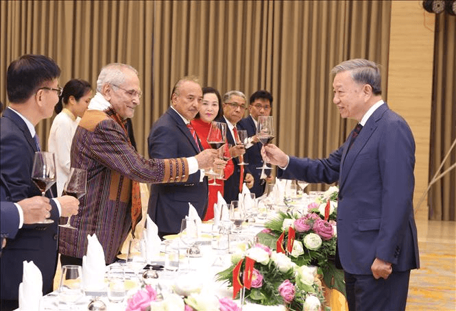 Chủ tịch nước Tô Lâm chủ trì chiêu đãi trọng thể Tổng thống Timor Leste