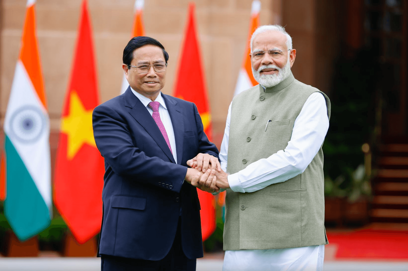 Thủ tướng Phạm Minh Chính hội đàm với Thủ tướng Ấn Độ Narendra Modi