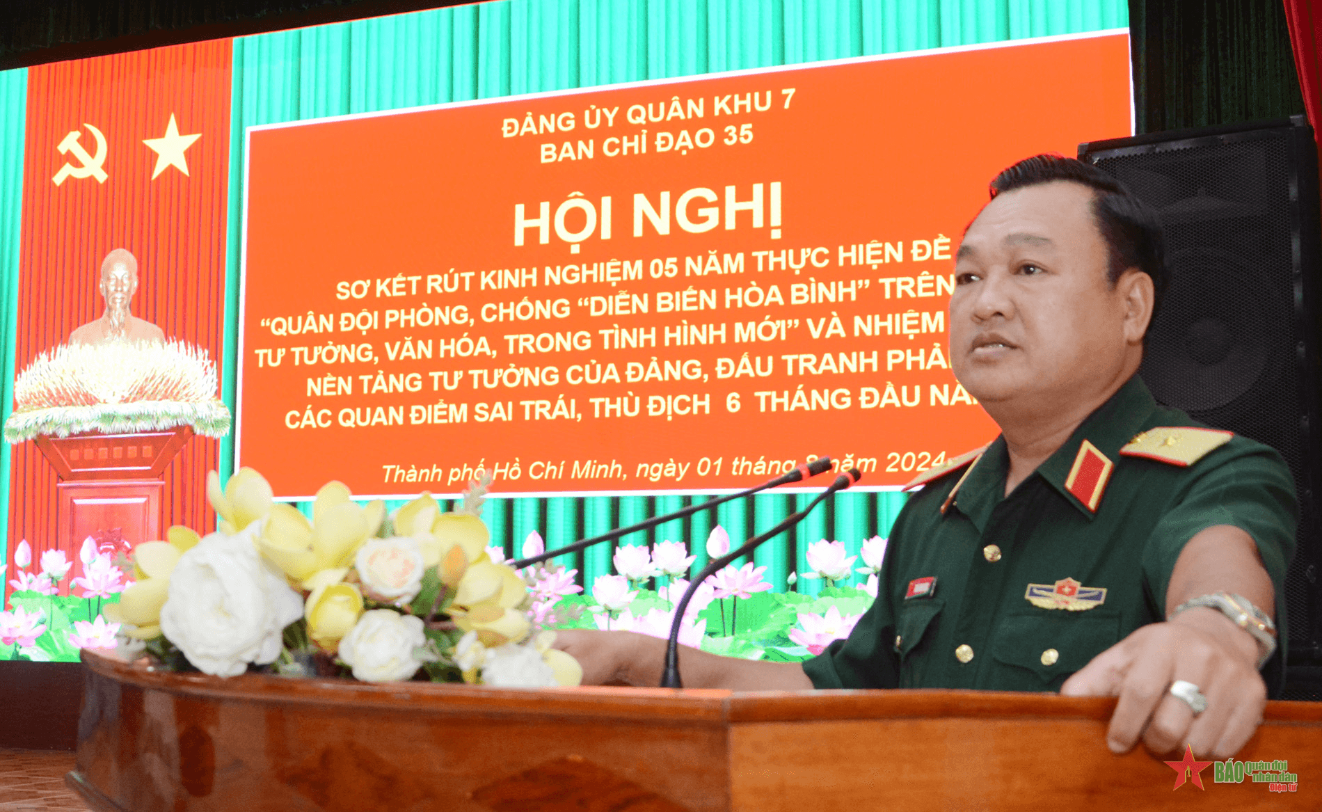 Quân khu 7 giữ vững trận địa tư tưởng của Đảng trên địa bàn