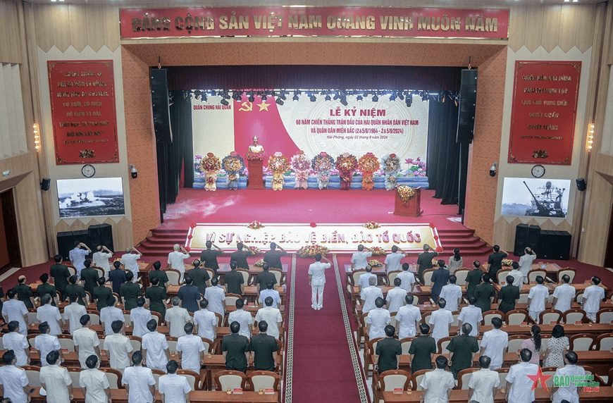 Quân chủng Hải quân kỷ niệm 60 năm Chiến thắng trận đầu của Hải quân nhân dân Việt Nam và quân dân miền Bắc