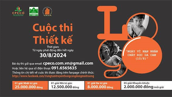 Phát động cuộc thi thiết kế logo “Ngày vì nạn nhân chất độc da cam”