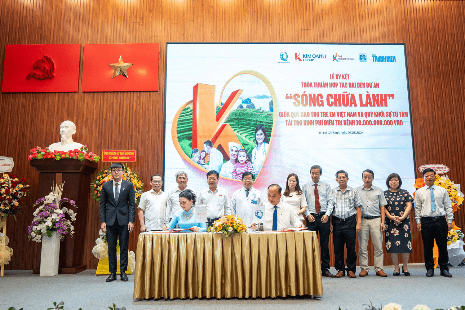 Ký kết Dự án Sóng chữa lành, hỗ trợ 10 tỷ đồng điều trị bệnh hiểm nghèo cho bệnh nhi