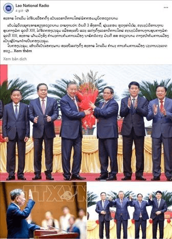 Truyền thông các nước đưa tin đậm nét về việc đồng chí Tô Lâm được bầu làm Tổng Bí thư Ban Chấp hành Trung ương Đảng Cộng sản Việt Nam