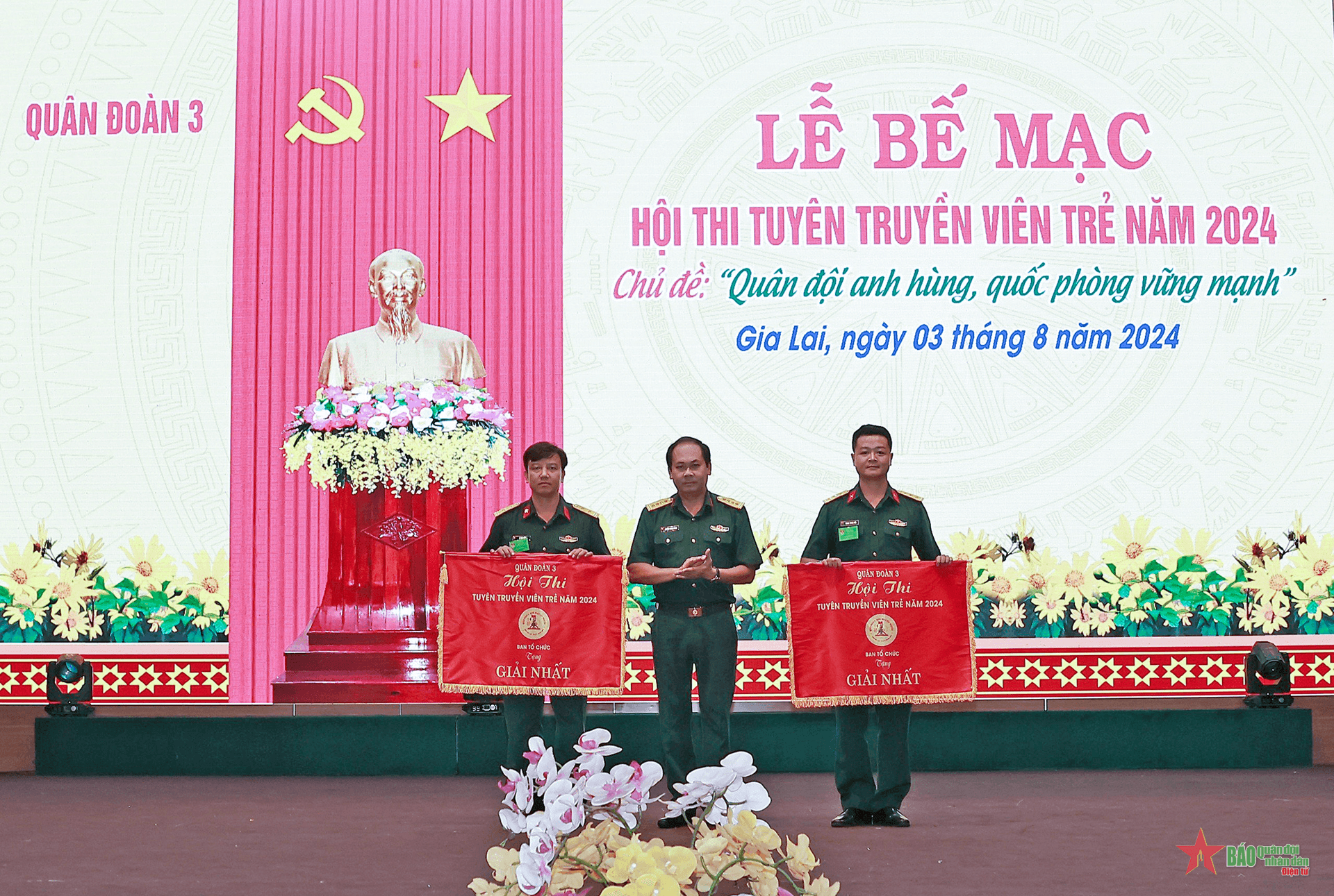Quân đoàn 3: Bế mạc Hội thi tuyên truyền viên trẻ năm 2024