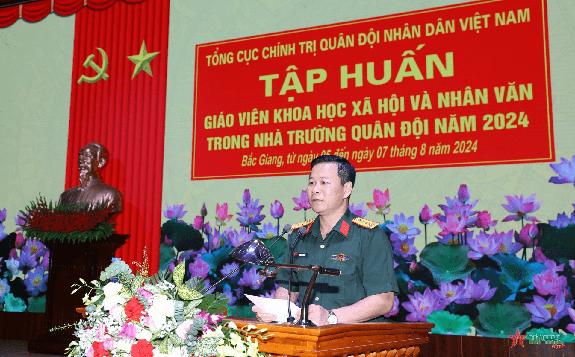 Tập huấn giáo viên khoa học xã hội và nhân văn trong nhà trường Quân đội năm 2024