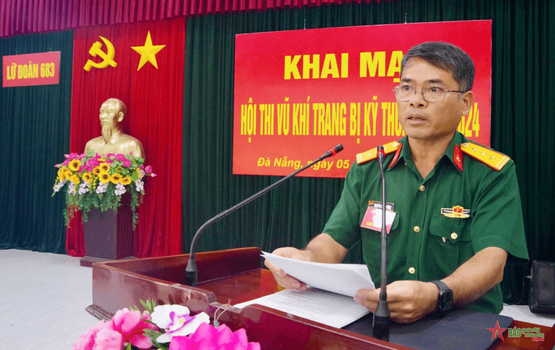 Lữ đoàn 683 khai mạc Hội thi vũ khí trang bị kỹ thuật năm 2024