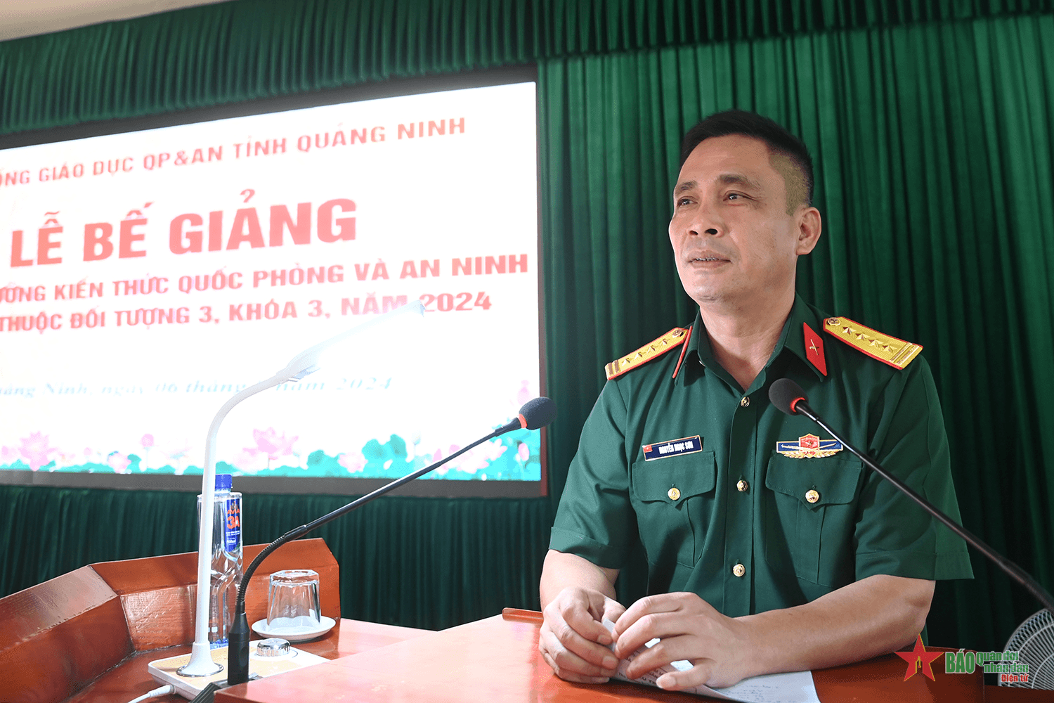Quảng Ninh: Bế giảng bồi dưỡng kiến thức quốc phòng-an ninh đối tượng 3