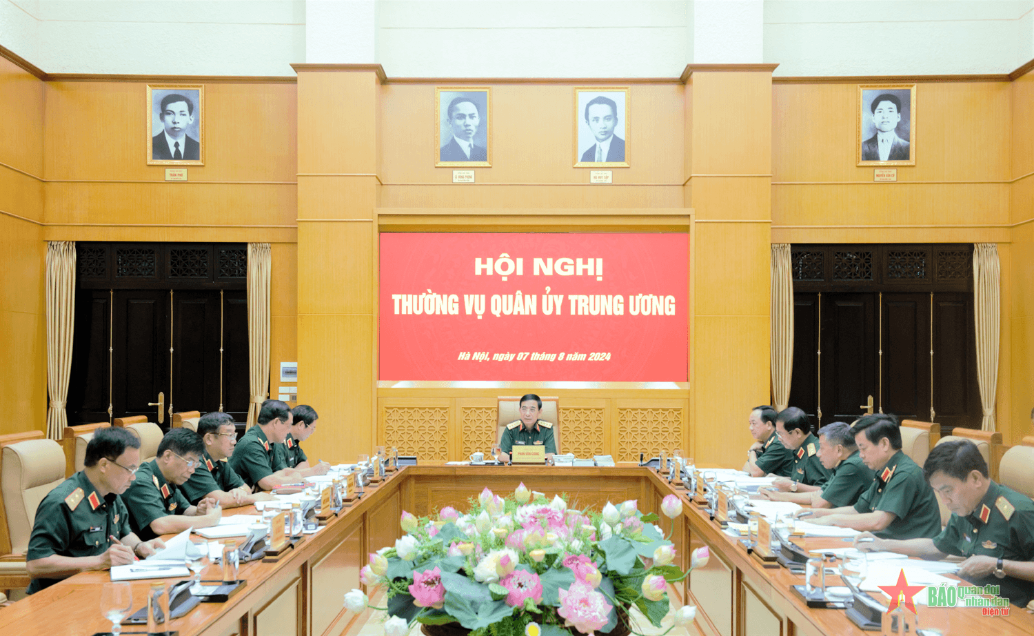 Thường vụ Quân ủy Trung ương cho ý kiến vào dự thảo Luật sửa đổi, bổ sung một số điều của Luật Sĩ quan