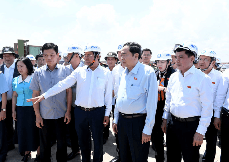 Chủ tịch Quốc hội Trần Thanh Mẫn: Bảo đảm tiến độ thi công dự án Cảng hàng không quốc tế Long Thành