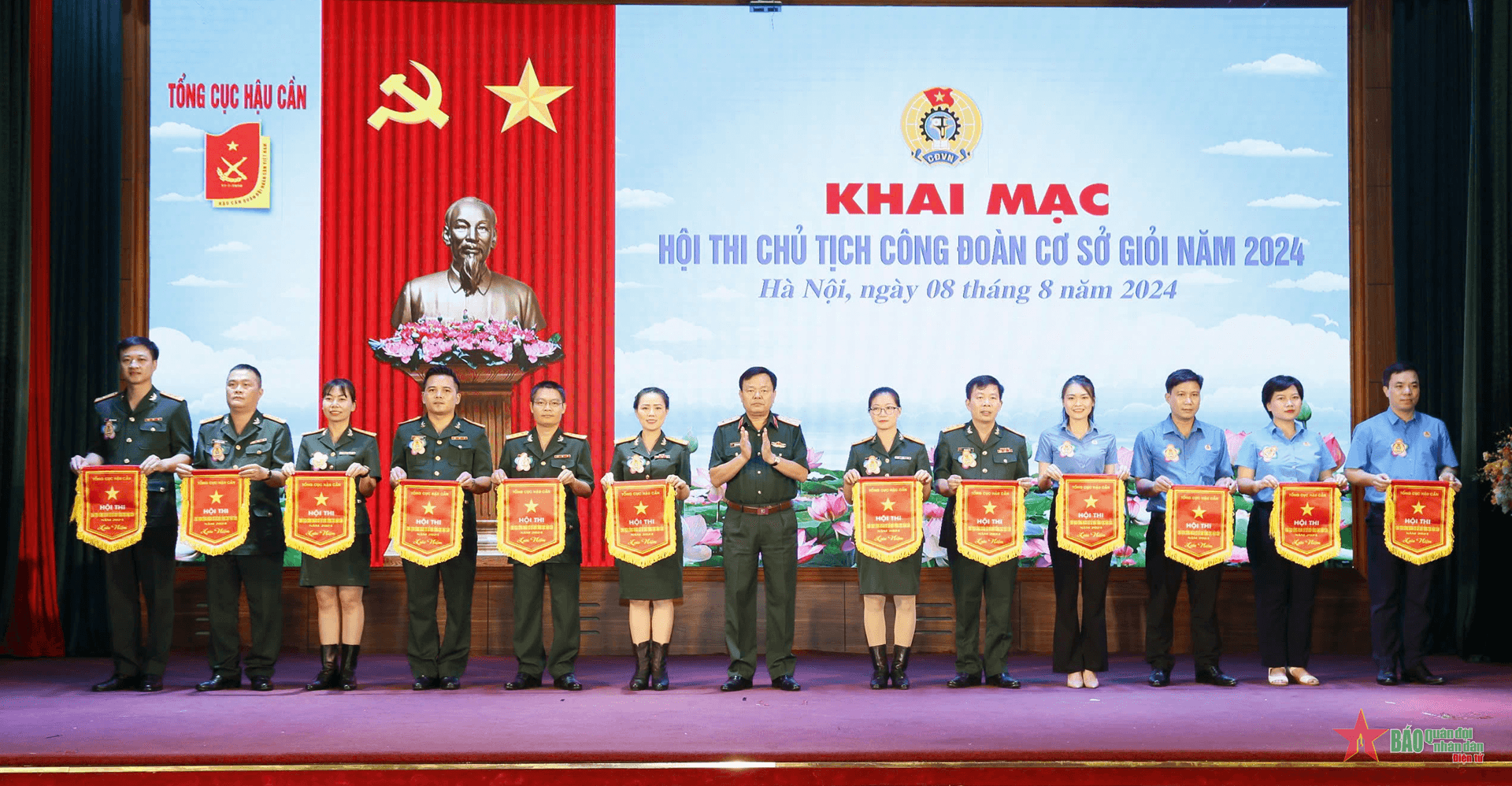 Tổng cục Hậu cần khai mạc Hội thi Chủ tịch công đoàn cơ sở giỏi năm 2024