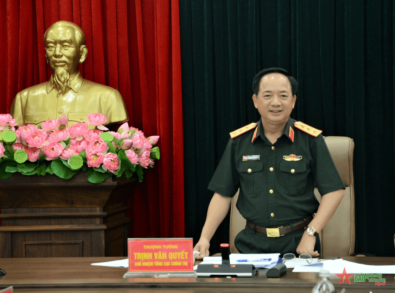 Thượng tướng Trịnh Văn Quyết làm việc với các cơ quan về xây dựng phương án quản lý, vận hành Bảo tàng Lịch sử Quân sự Việt Nam