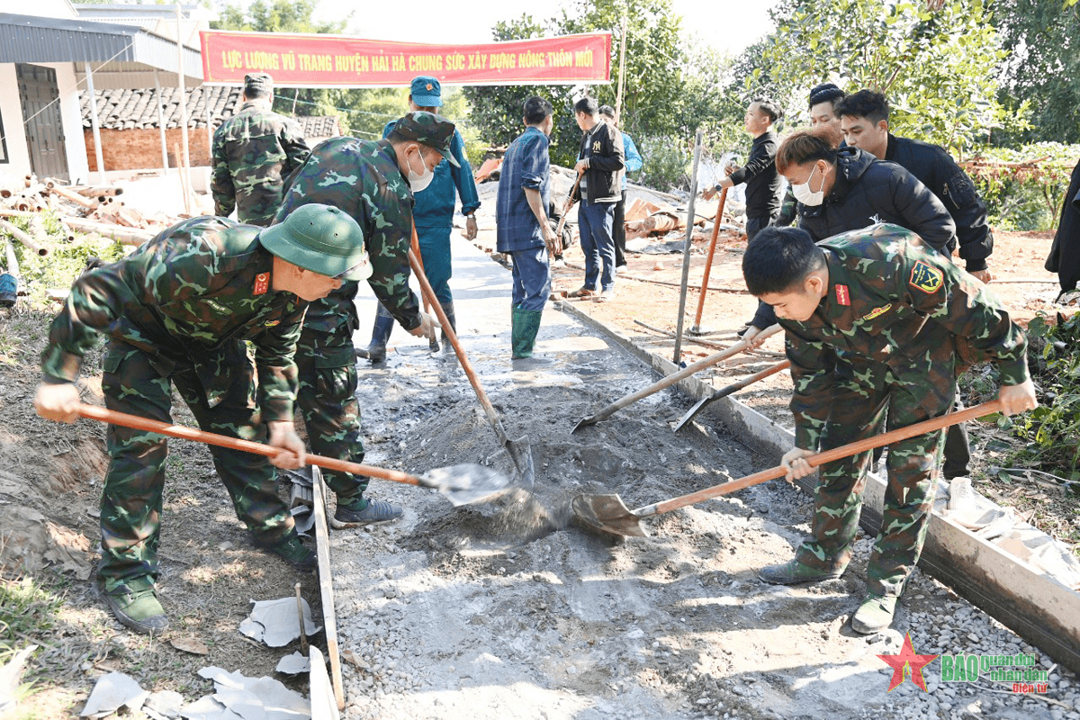 LLVT huyện Hải Hà (Quảng Ninh): Hiệu quả từ Phong trào Thi đua Quyết thắng