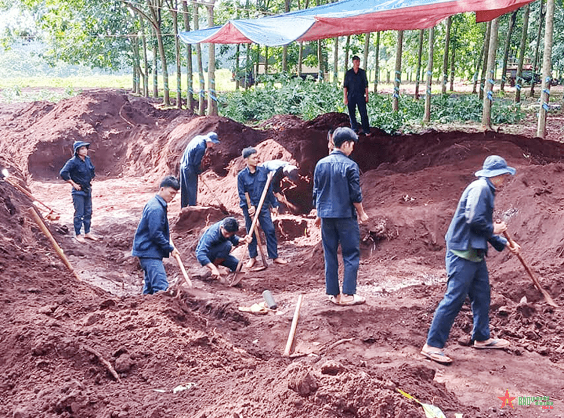 Bình Phước tìm kiếm được 7 hài cốt liệt sĩ tại huyện Lộc Ninh