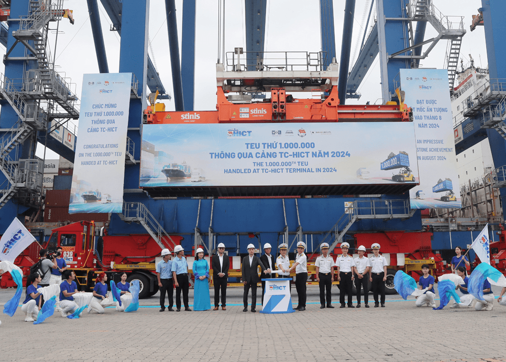 Cảng Container Quốc tế Tân Cảng Hải Phòng đón TEU thứ 1 triệu