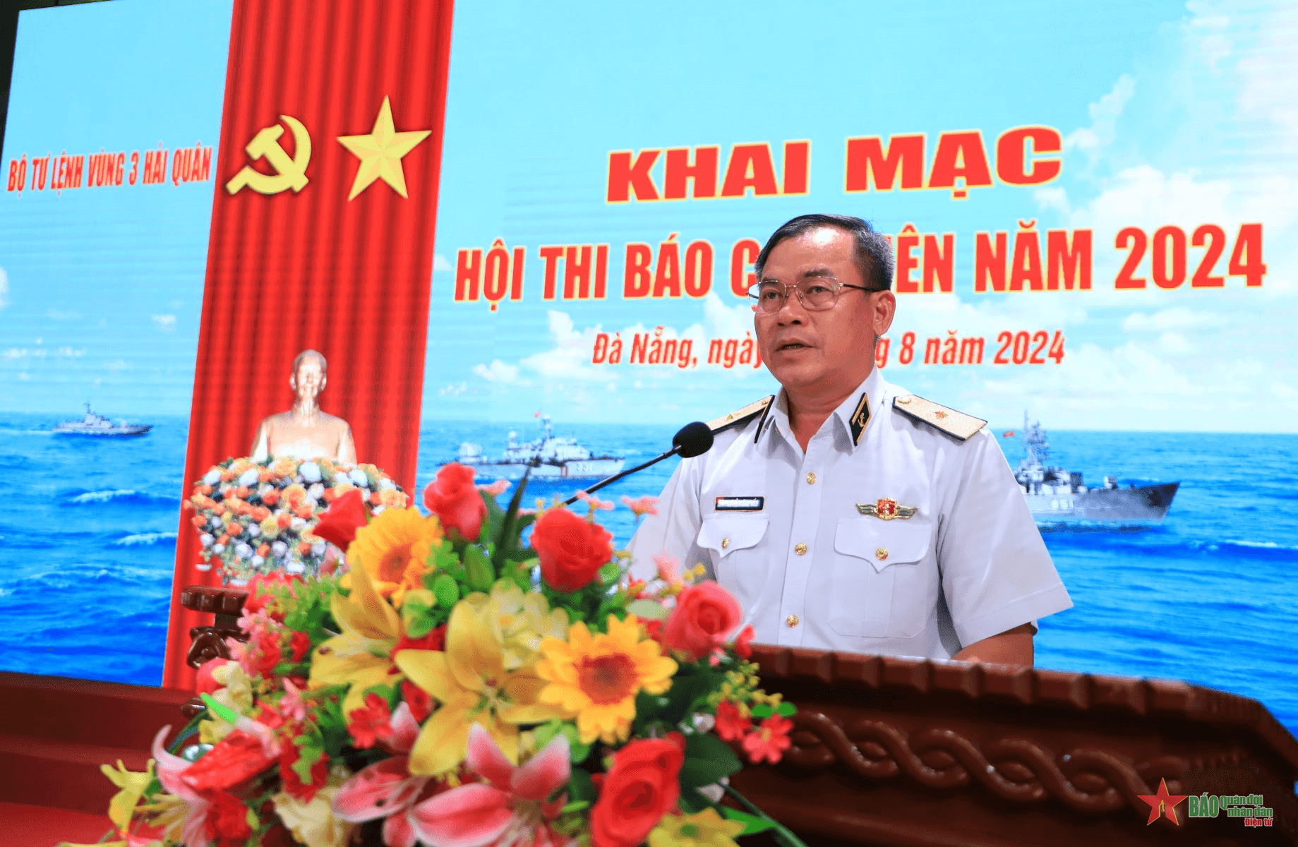Vùng 3 Hải quân tổ chức Hội thi Báo cáo viên năm 2024