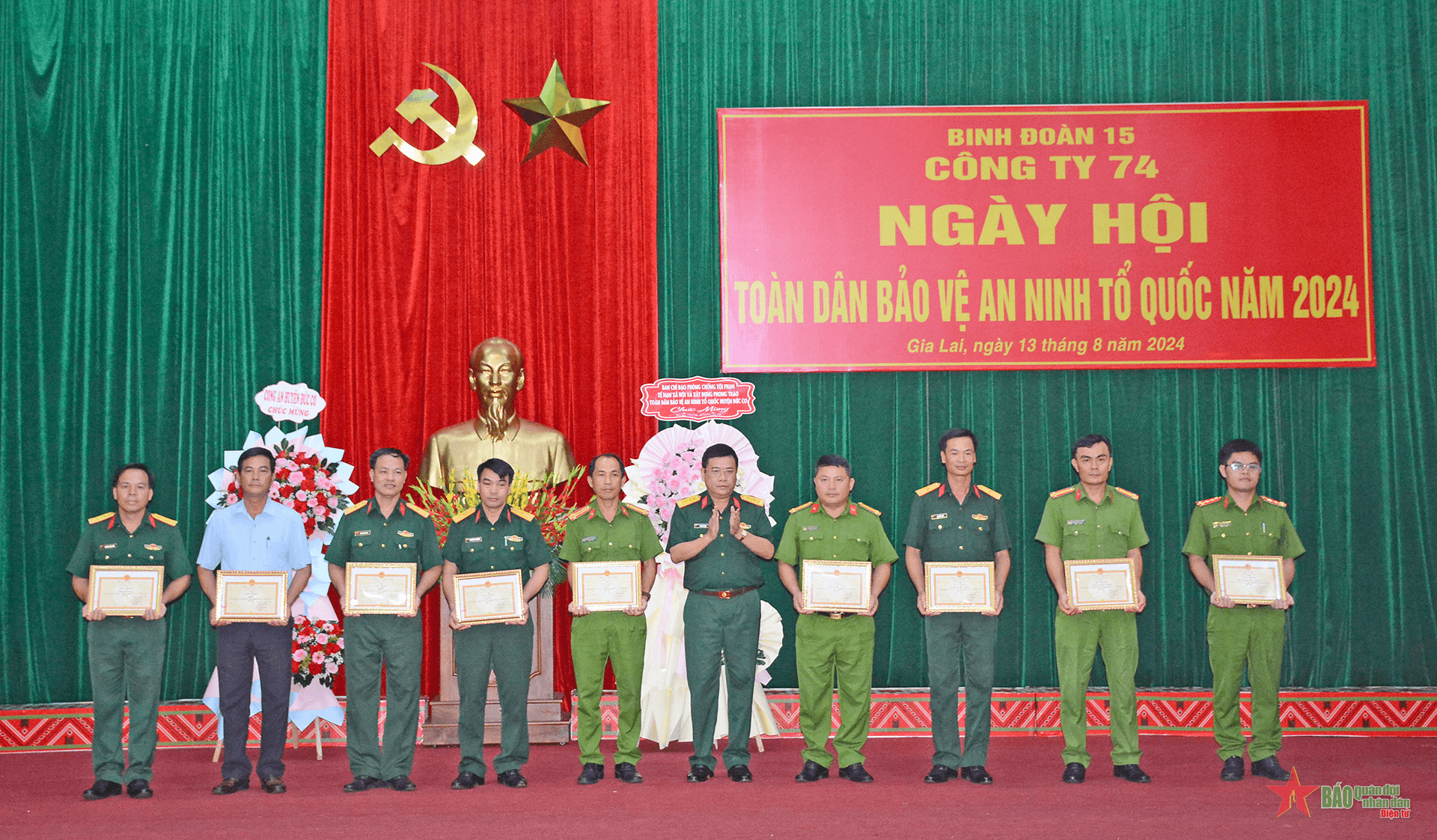 Công ty 74 thực hiện tốt Phong trào toàn dân bảo vệ an ninh Tổ quốc