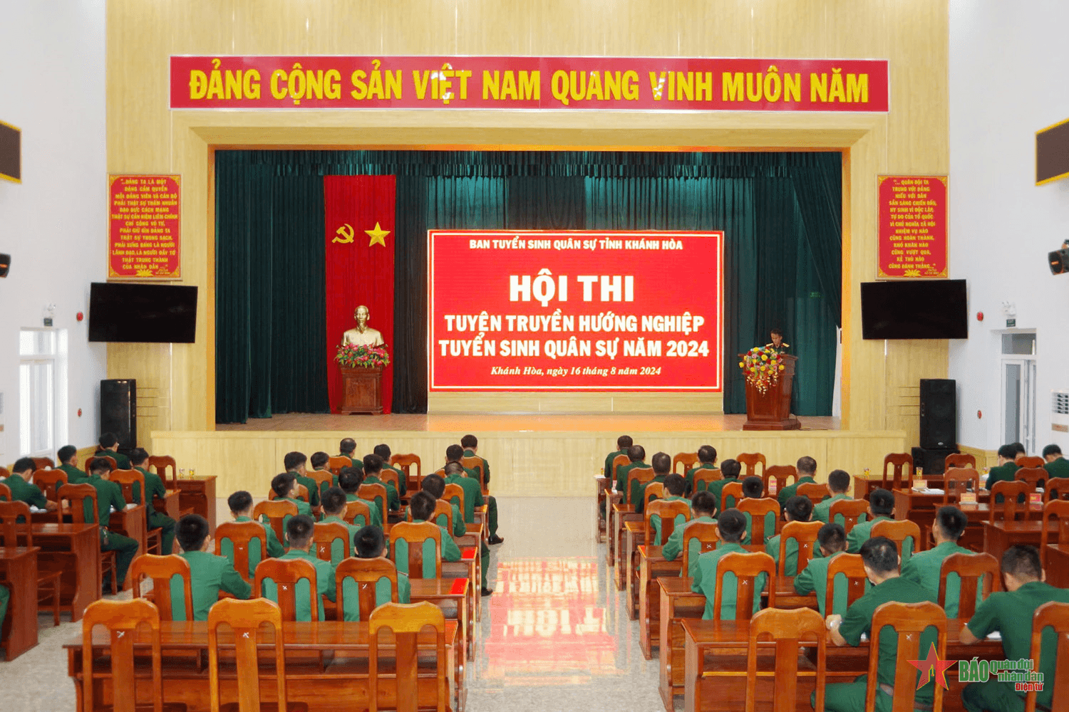 Khánh Hòa tổ chức thi tuyên truyền, hướng nghiệp tuyển sinh quân sự