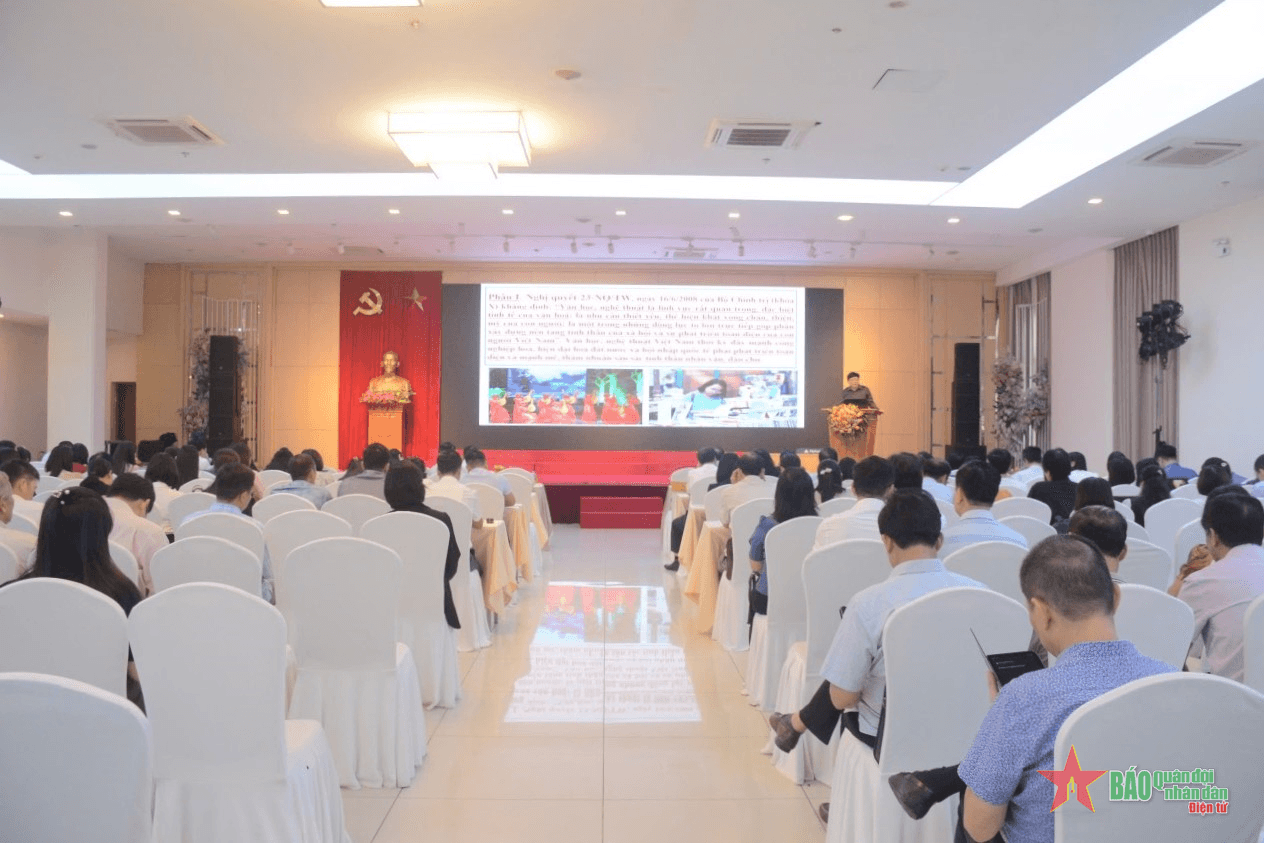 Gần 200 học viên tham dự Hội nghị tập huấn lý luận, phê bình văn học, nghệ thuật năm 2024