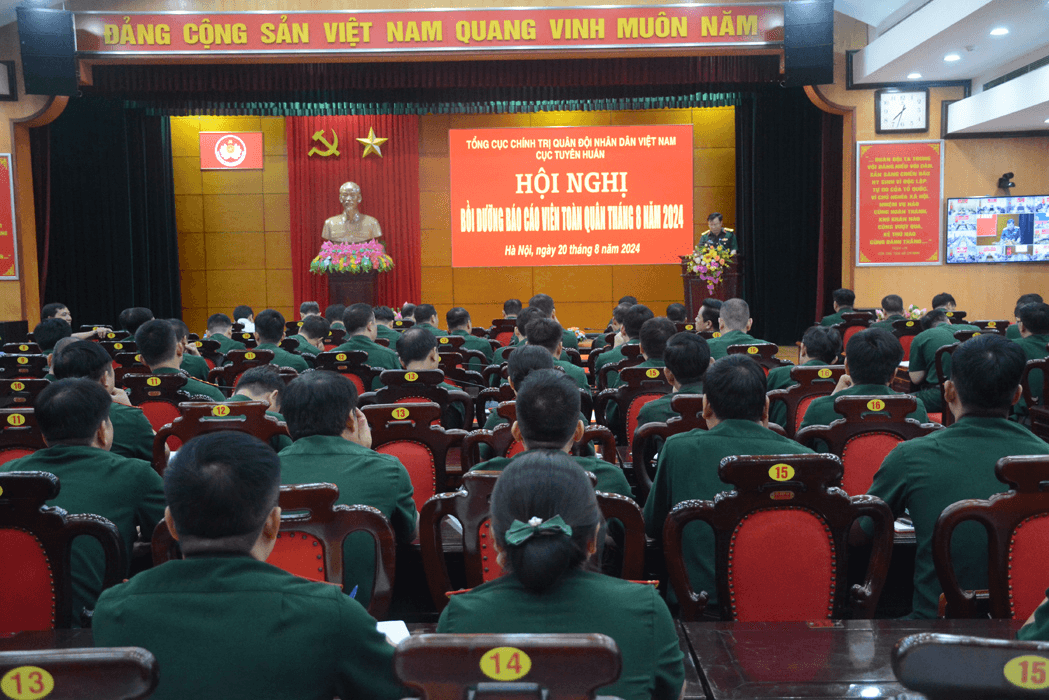 Bồi dưỡng Báo cáo viên toàn quân tháng 8-2024